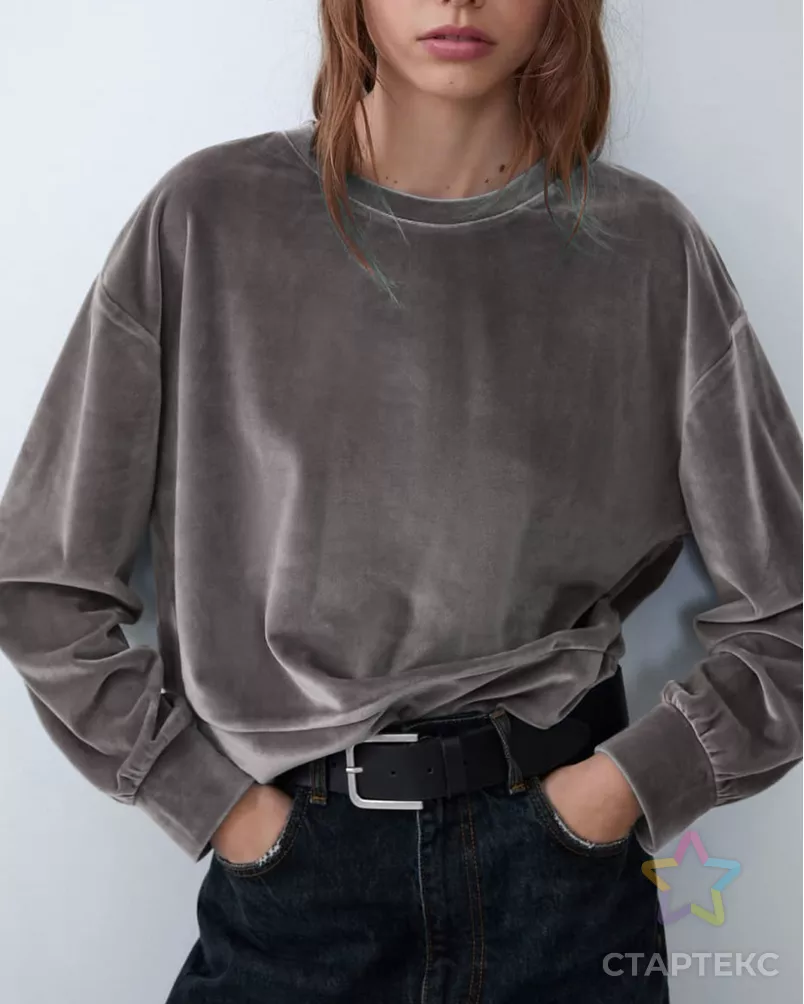 Велюр стрейч "Марсия" 260гр/м.кв. арт. ВЕЛ-12-65-14802.071 - рис. 2