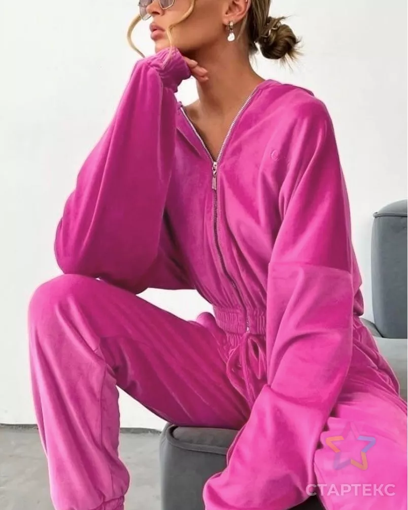 Велюр стрейч "Марсия" 260гр/м.кв. арт. ВЕЛ-12-75-14802.080 - рис. 3