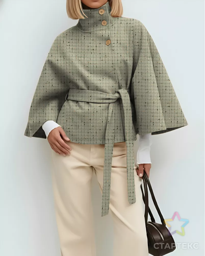 Букле с люрексом и пайеткой арт. БКЛ-57-4-25759.004 - рис. 2