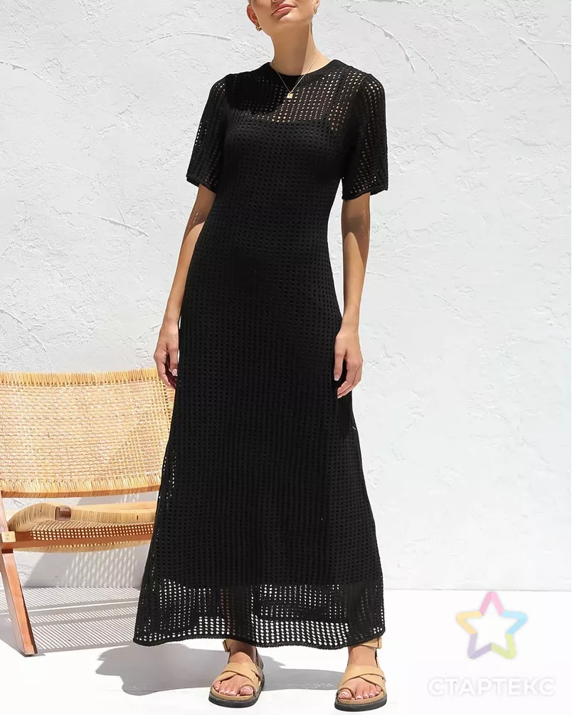 Трикотаж ажурный  "Реггина" арт. КПКП-104-1-25304.001 - рис. 2