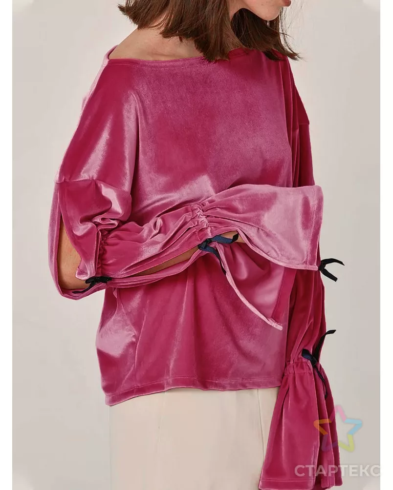 Бархат стрейч однотонный арт. Б-5-29-20091.046 - рис. 2