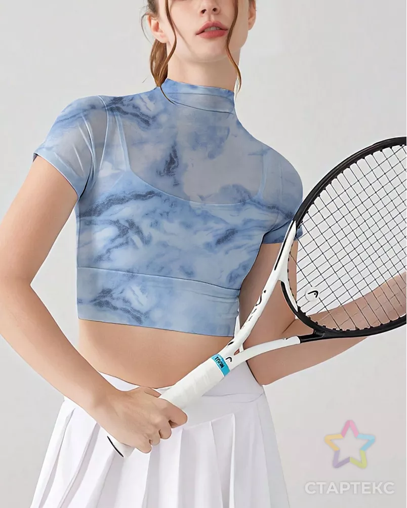 Cетка-стрейч "Лиана" принт арт. СТ-523-2-20407.013 - рис. 3