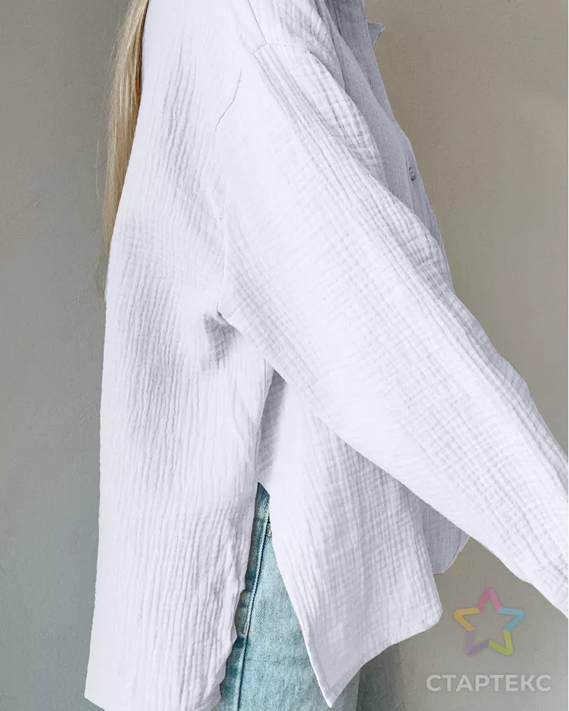 Муслин однотонный 120гр/м.кв. арт. МЛН-97-1-22608.001 - рис. 3