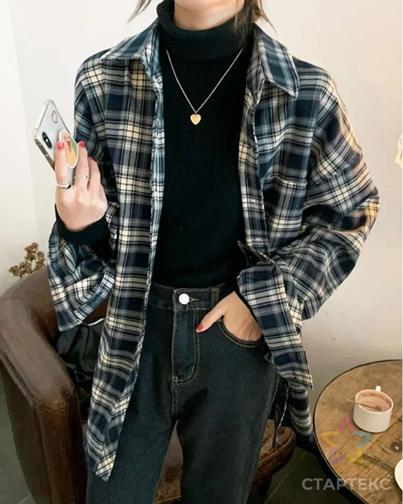 Рубашечная фланель клетка 200гр/м.кв. арт. РБ-365-2-22774.009 - рис. 2