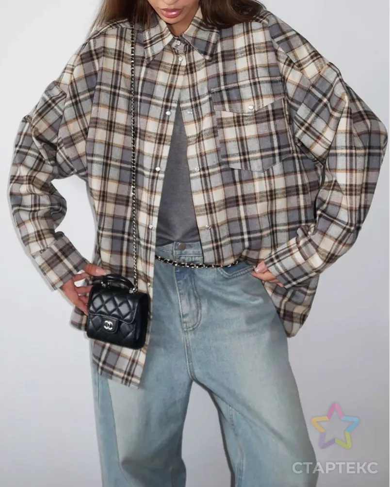 Рубашечная фланель клетка арт. РФЛ-23-1-22775.018 - рис. 3