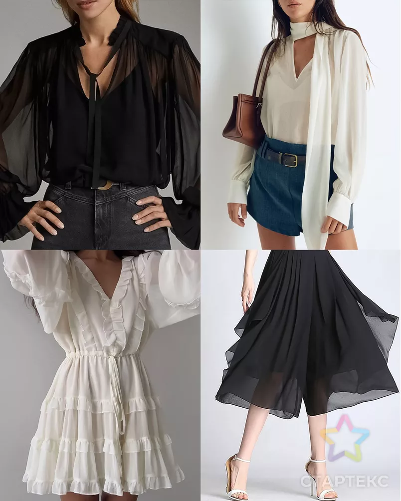 Заказать Шифон жаккард арт. ШКР-31-2-21051.002 в undefined - рис. 3