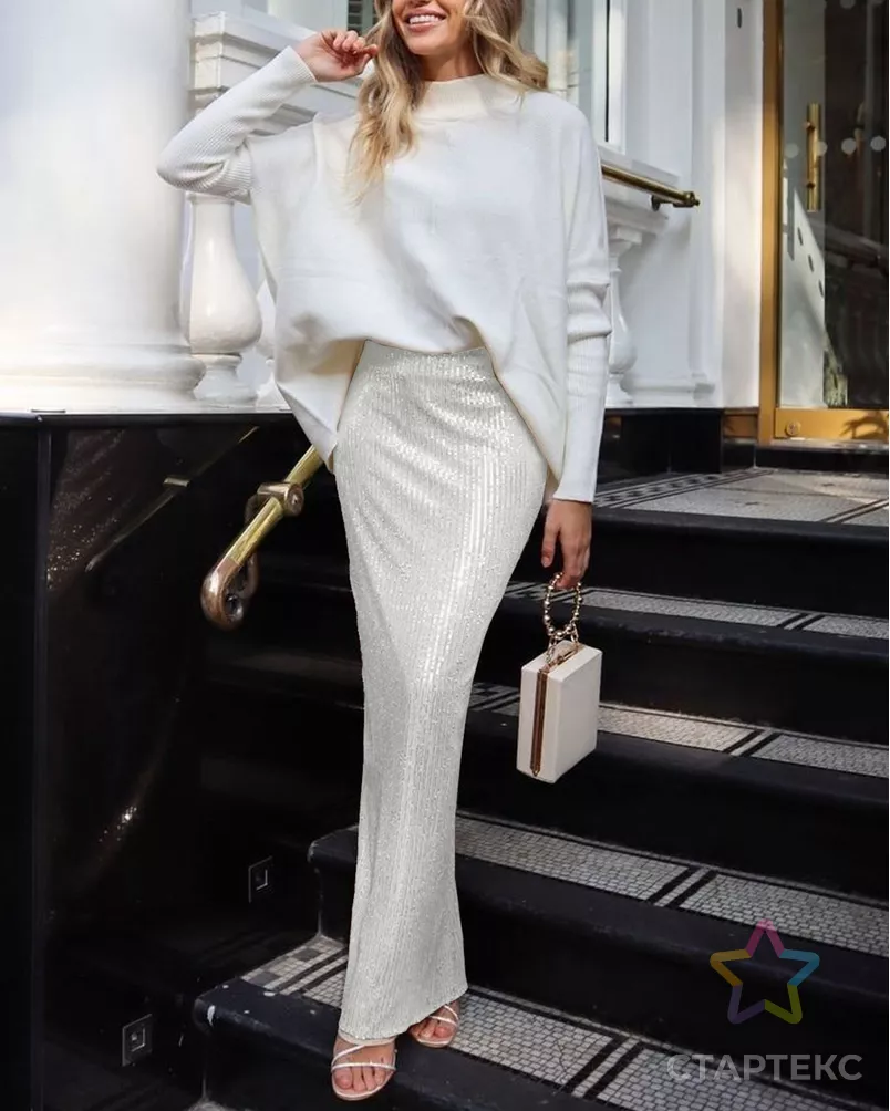 Костюмная "Шкода" с пайеткой арт. КО-290-4-24548.004 - рис. 3