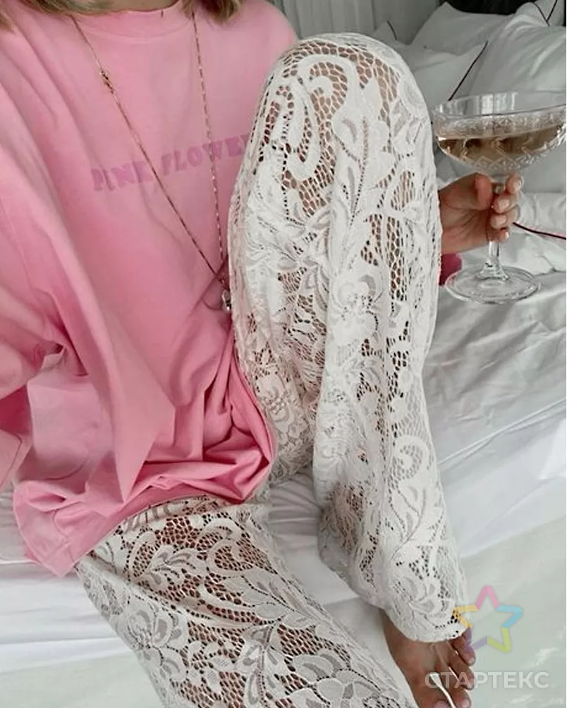 Кружевное полотно с вышивкой "Тичино" арт. КПКП-97-2-24621.002 - рис. 4