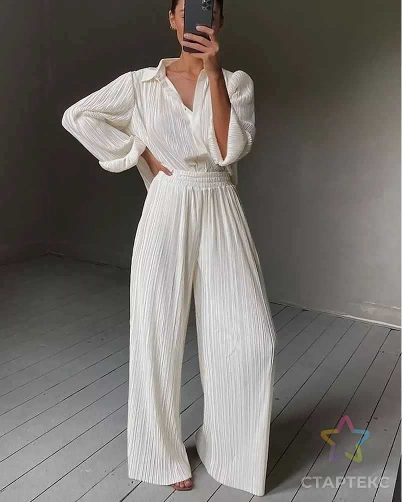 Шелк  плиссе "Шоколад" арт. ПШ-115-2-25342.002 - рис. 2