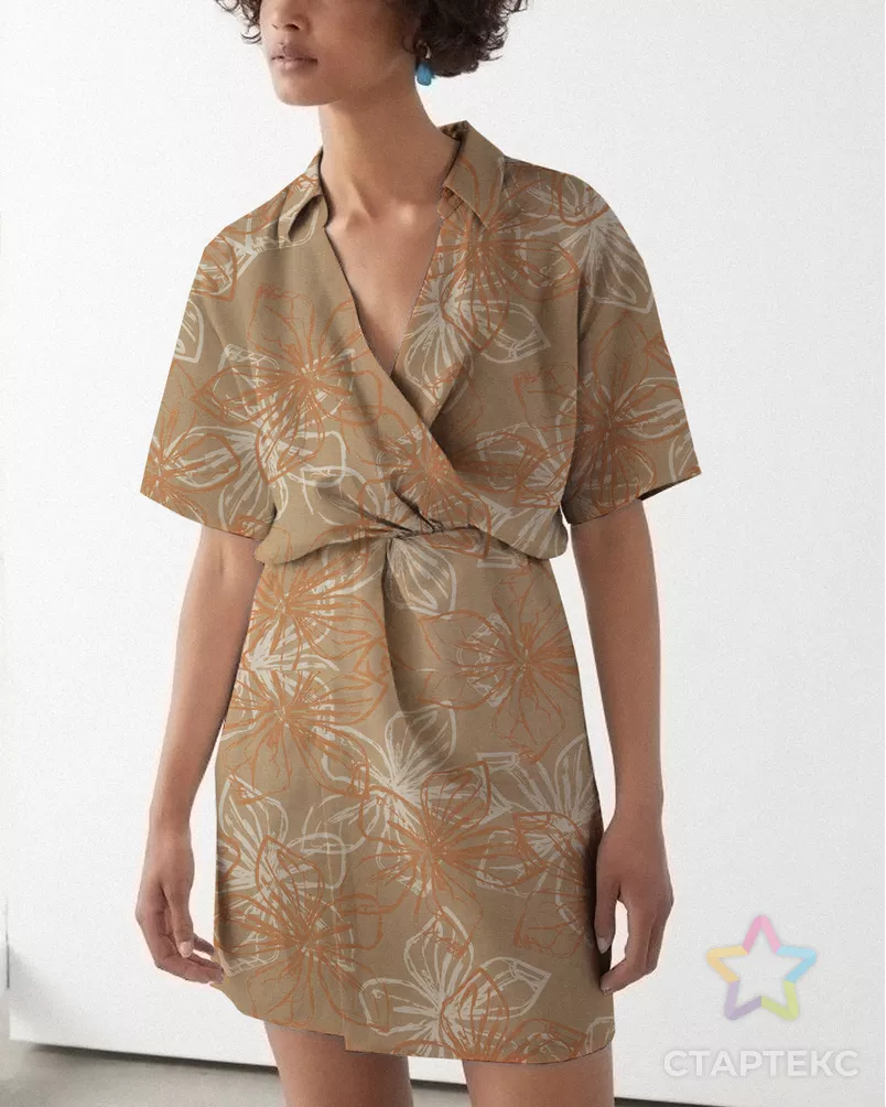 Плательная вискоза "Фаби" принт арт. ПЛ-1005-2-26780.002 - рис. 3