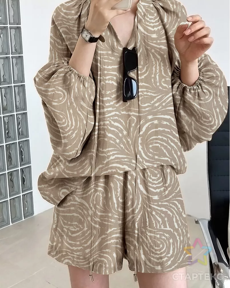 Плательная вискоза "Фаби" принт арт. ПЛ-1007-2-26780.006 - рис. 3