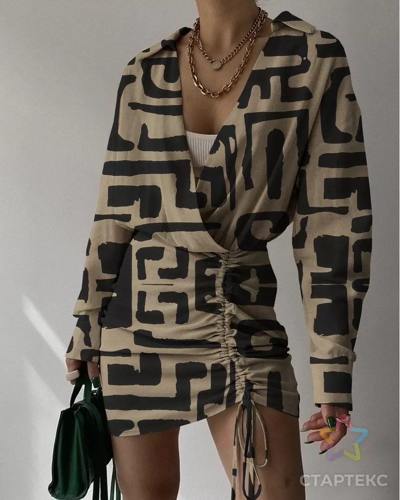 Плательная вискоза "Фаби" принт арт. ПЛ-1008-1-26780.007 - рис. 3