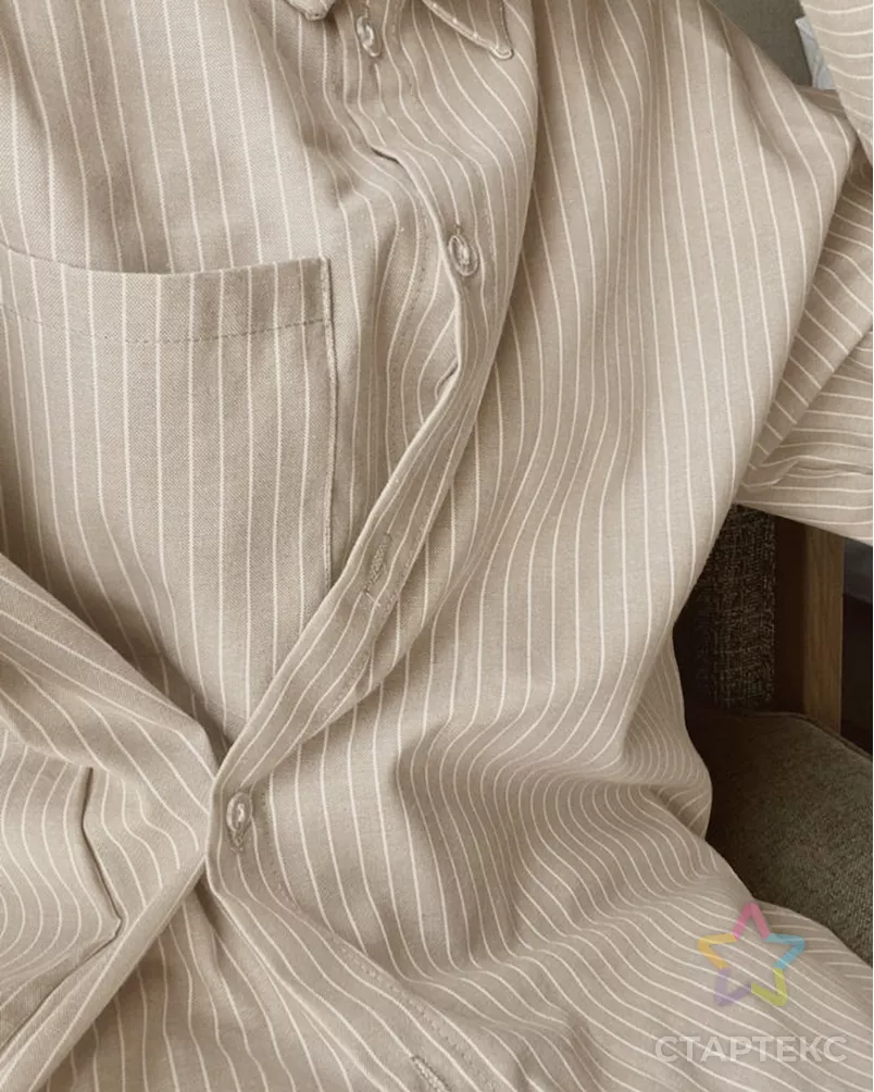 Лен полоска "Пина" арт. ЛН-368-1-26791.001 - рис. 3