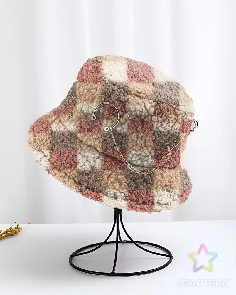 Мех "Барашек" принт на трикотаже 273 гр/м.кв. арт. МХ-183-1-24058.001 - рис. 2