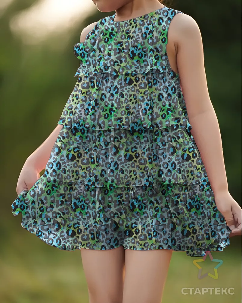 Шифон-жаккард принт арт. ШВ-21-1-21678.016 - рис. 2