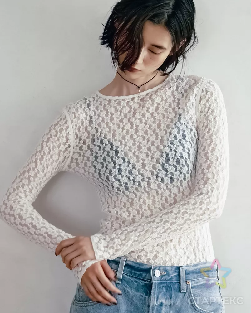 Кружево-стрейч "Финиччи" арт. КПГС-97-2-24622.002 - рис. 2