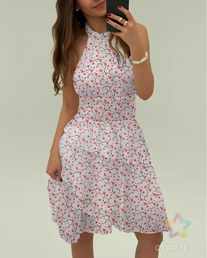 Шелк-шифон принт арт. ШП-658-1-22580.037 - рис. 2