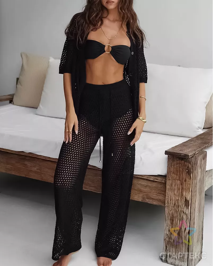 Трикотаж ажурный "Толон" арт. ТАЖ-1-1-25305.001 - рис. 1