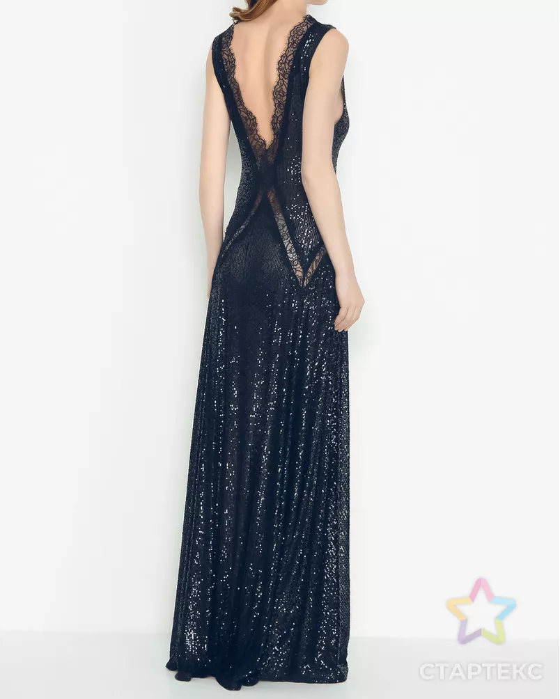 Вышивка на сетке с пайеткой Ромб арт. ПАЙ-23-3-20735.003 - рис. 8