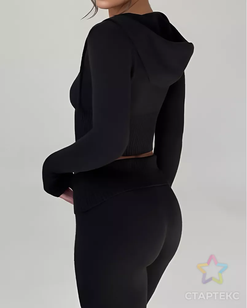 Рибана однотонная 330 гр/м.кв. арт. ТРБ-50-4-27013.004 - рис. 2