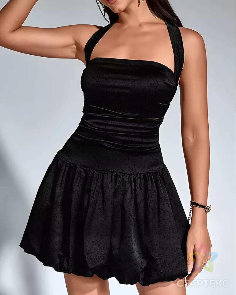 Атлас жаккард "Моар" арт. ЖКА-15-6-7036.137 - рис. 2