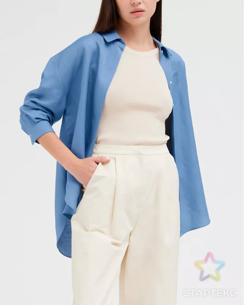 Штапель-поплин однотонный арт. ОШТ-5-41-6014.044 - рис. 2