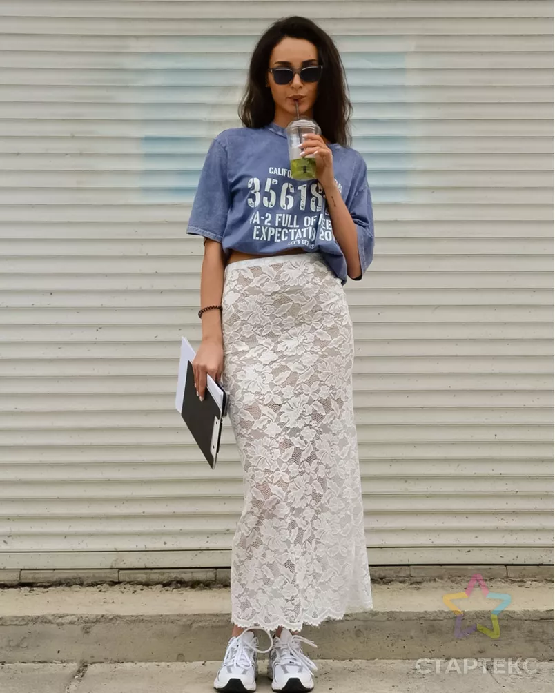 Гипюр стрейч "Магнолия" арт. КПГС-36-1-20142.002 - рис. 3