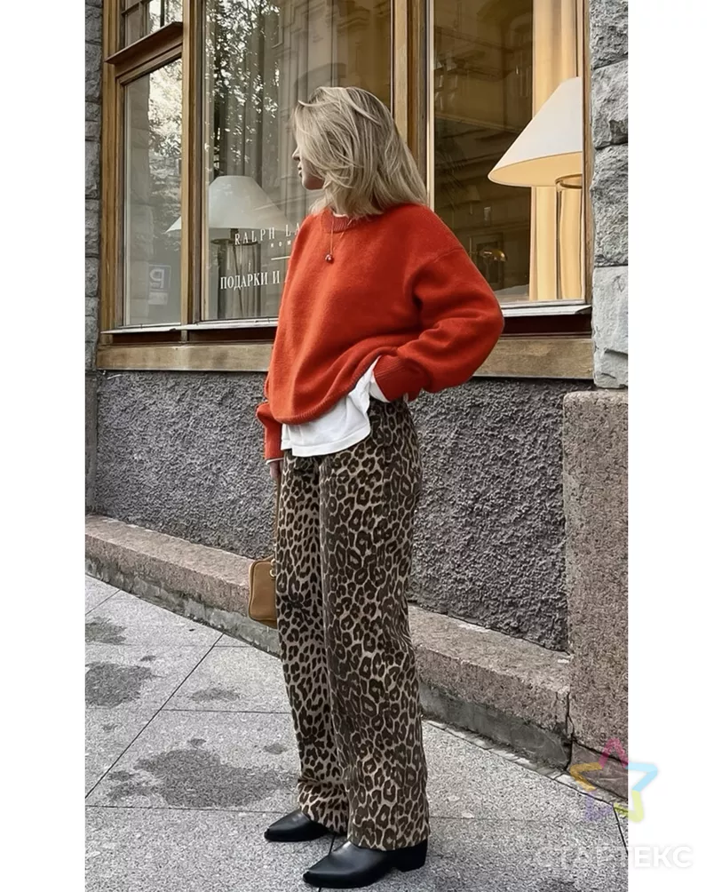 Джинс принт "Кения" арт. ДЖП-253-1-24587.001 - рис. 2