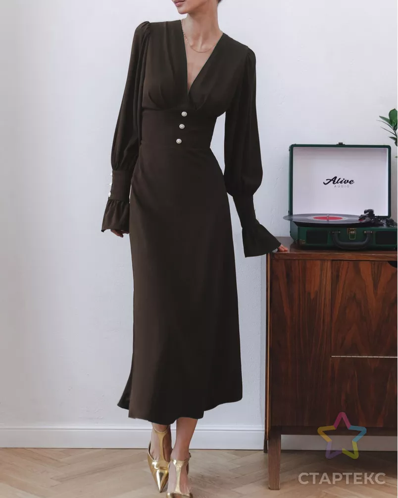 Креп стрейч  "Булгари" арт. КРО-107-84-8650.084 - рис. 3