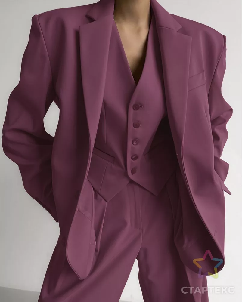 Костюмная стрейч "Сутинг" арт. КО-55-50-9211.015 - рис. 3