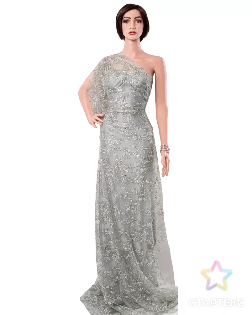 Вышивка на сетке Пайетка арт. ПАЙ-22-3-20747.003 - рис. 7