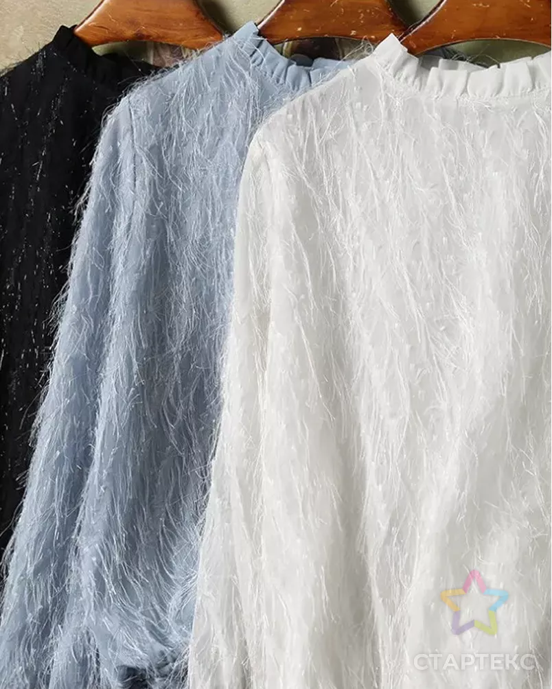 Декоративный шифон "Дождик" арт. ШЖК-12-1-25994.001 - рис. 2