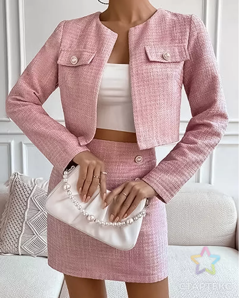 Костюмное букле "Розмари" арт. БК-523-2-24582.002 - рис. 3