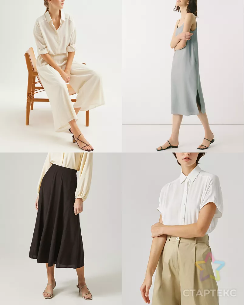 Штапель-поплин однотонный арт. ОШТ-5-41-6014.044 - рис. 3