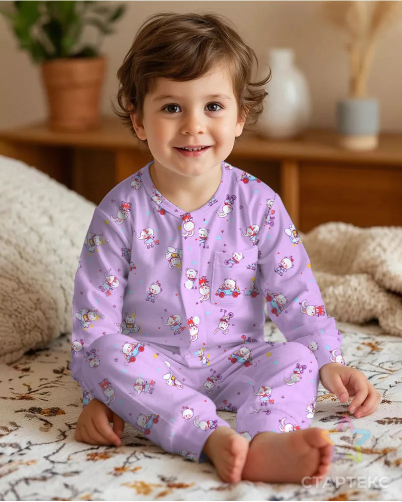 Фланель детская "Веселый транспорт" арт. ФД75-119-1-1652.016 - рис. 6