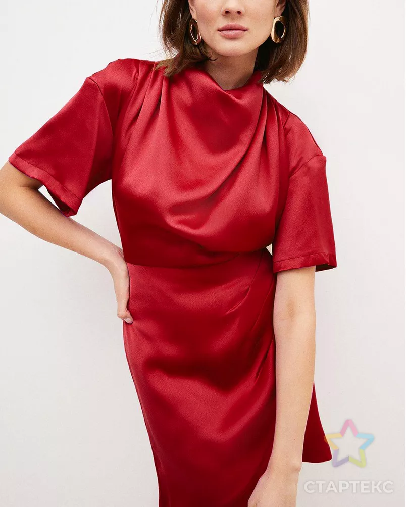 Атлас стрейч "Лаванда" арт. АО-12-1-20164.005 - рис. 3