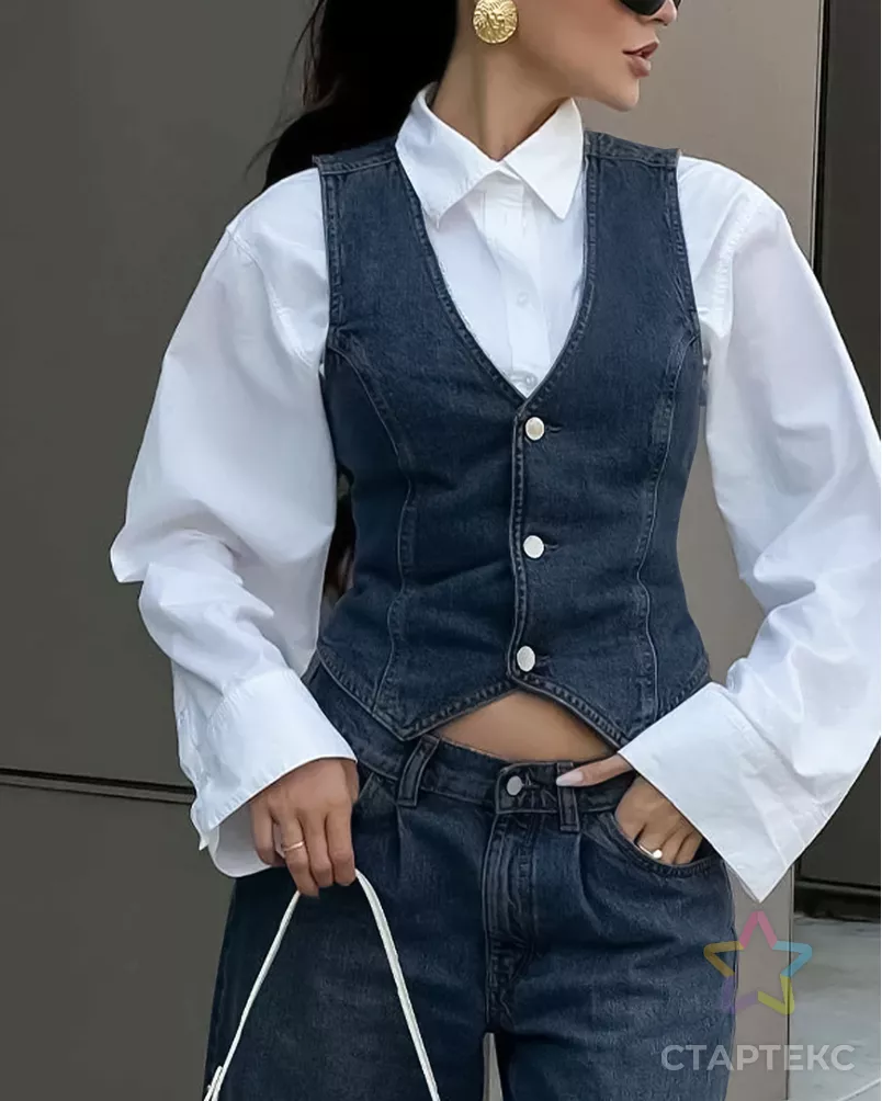 Джинс стрейч "Мустанг" арт. ДЖО-14-1-11232.003 - рис. 3