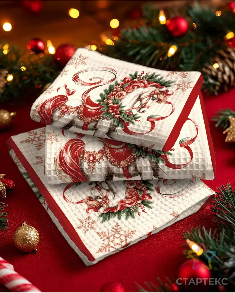 Сказочный конь (полотно вафельное 50 см) арт. ПВ50-488-1-0989.166 - рис. 9