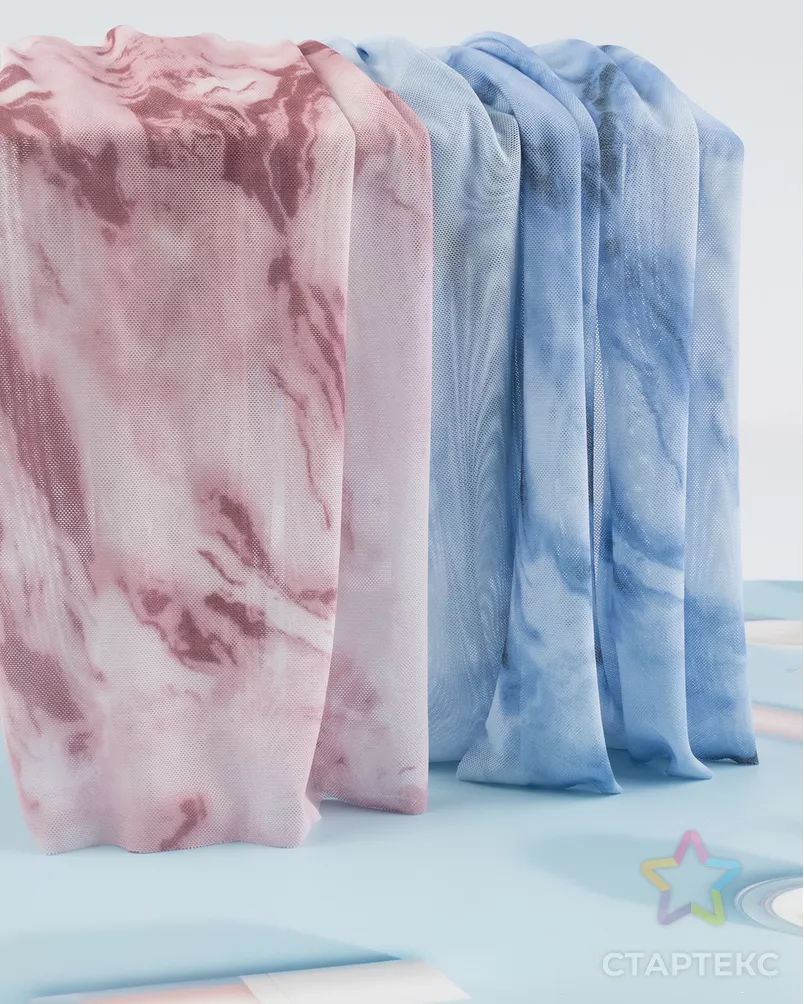 Cетка-стрейч "Лиана" принт арт. СТ-523-2-20407.013 - рис. 5