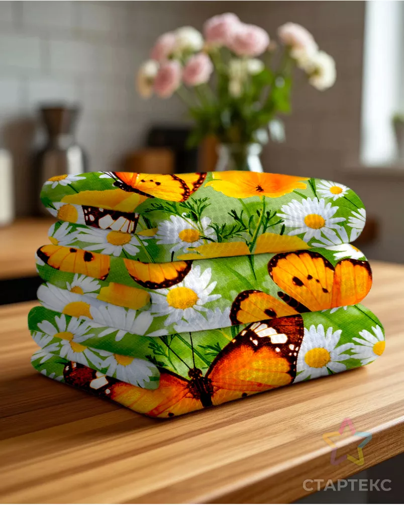 Бабочки (Полотно вафельное 50 см) арт. ПВ50-112-1-0989.027 - рис. 7