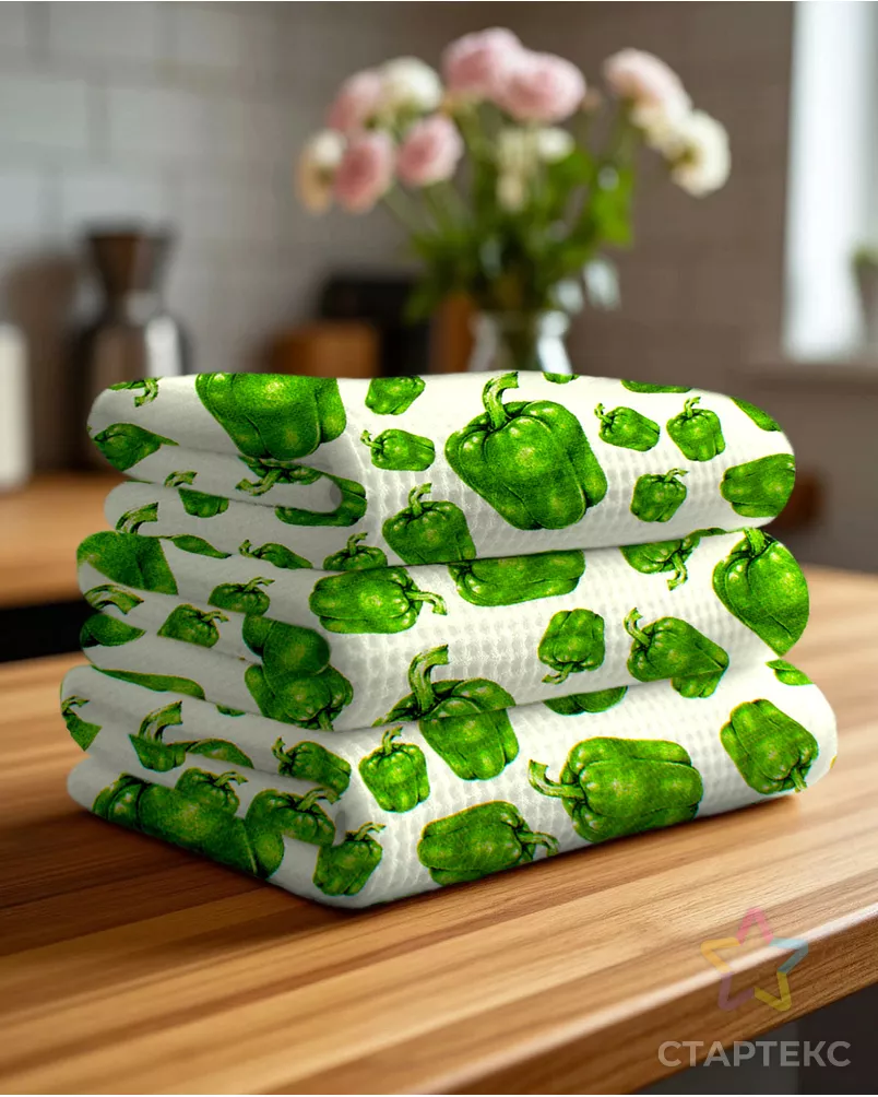 Сочный перец (Полотно вафельное 50 см) арт. ПВ50-459-1-0989.159 - рис. 9