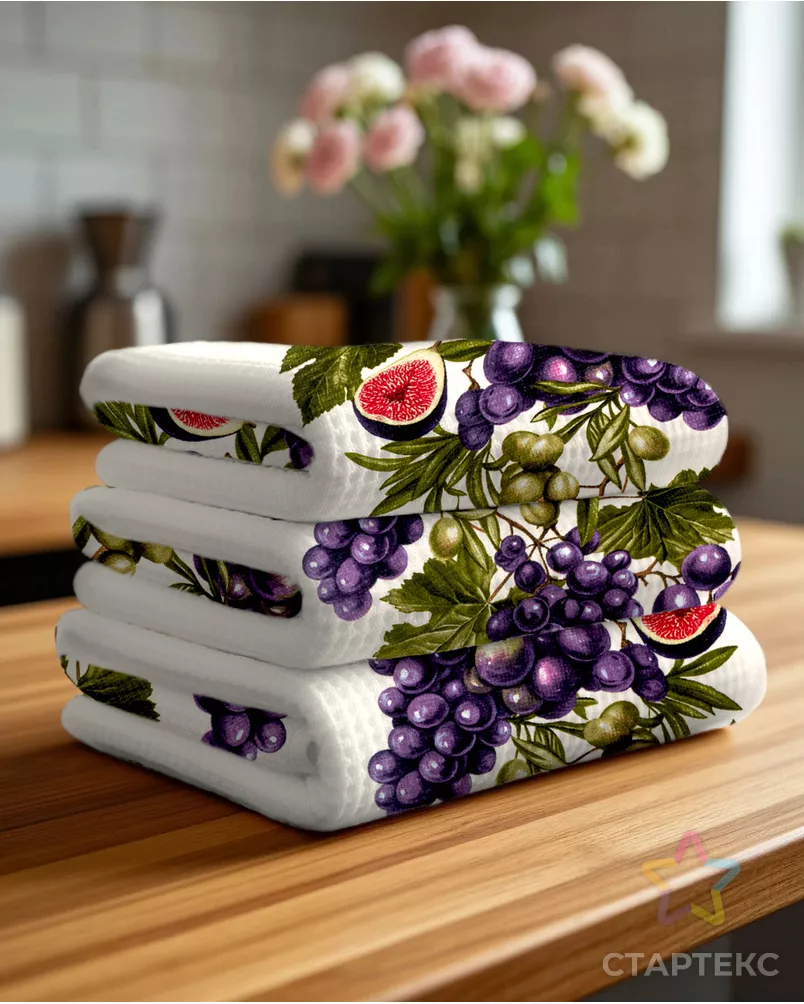 Сочные фрукты (полотно вафельное 50 см) арт. ПВ50-502-1-0989.171 - рис. 9