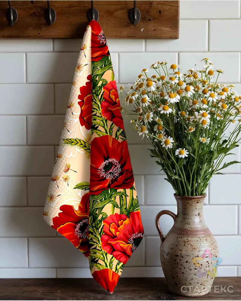 Полотно вафельное 50 см арт. ПВ50-78-1-0989.005 - рис. 5