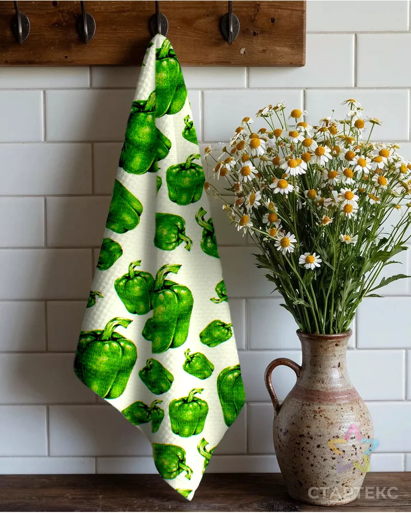 Сочный перец (Полотно вафельное 50 см) арт. ПВ50-459-1-0989.159 - рис. 7