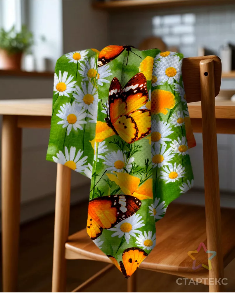 Бабочки (Полотно вафельное 50 см) арт. ПВ50-112-1-0989.027 - рис. 6