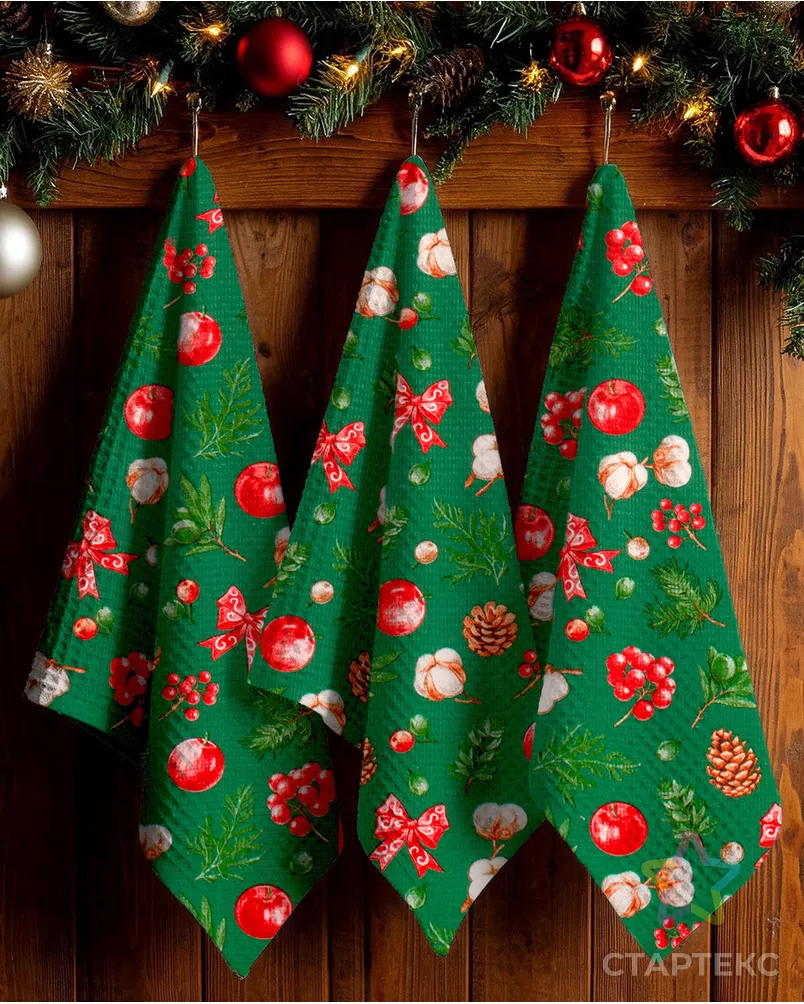 Зимнее чудо (полотно вафельное 50 см) арт. ПВ50-489-1-0989.167 - рис. 6