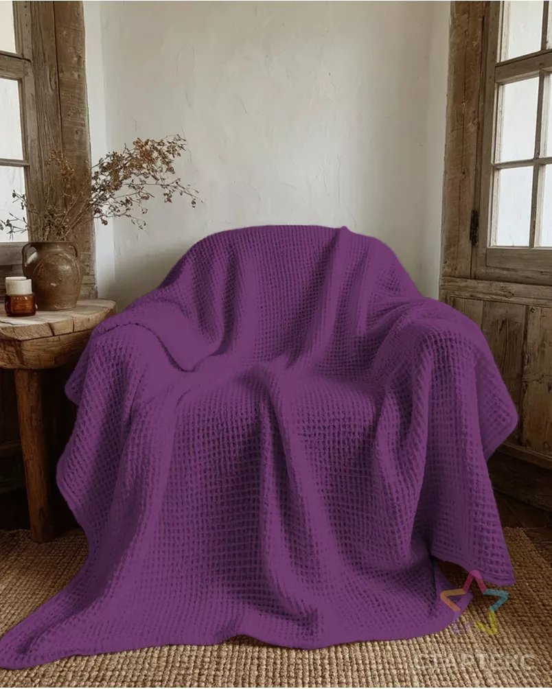 Полотно вафельное 150 см арт. ПВГ-34-5-1723.001 - рис. 4