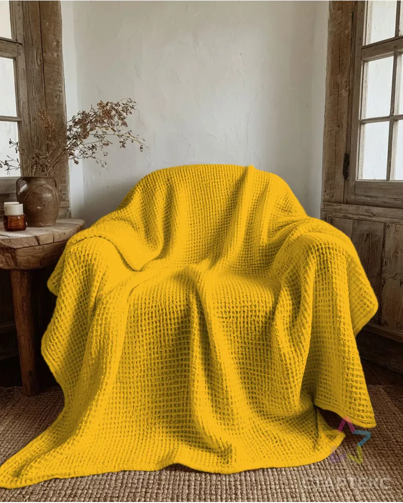 Полотно вафельное 150 см арт. ПВГ-34-23-1723.023 - рис. 4