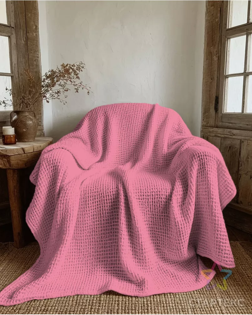 Полотно вафельное 150 см арт. ПВГ150-2-1-0977.034 - рис. 4