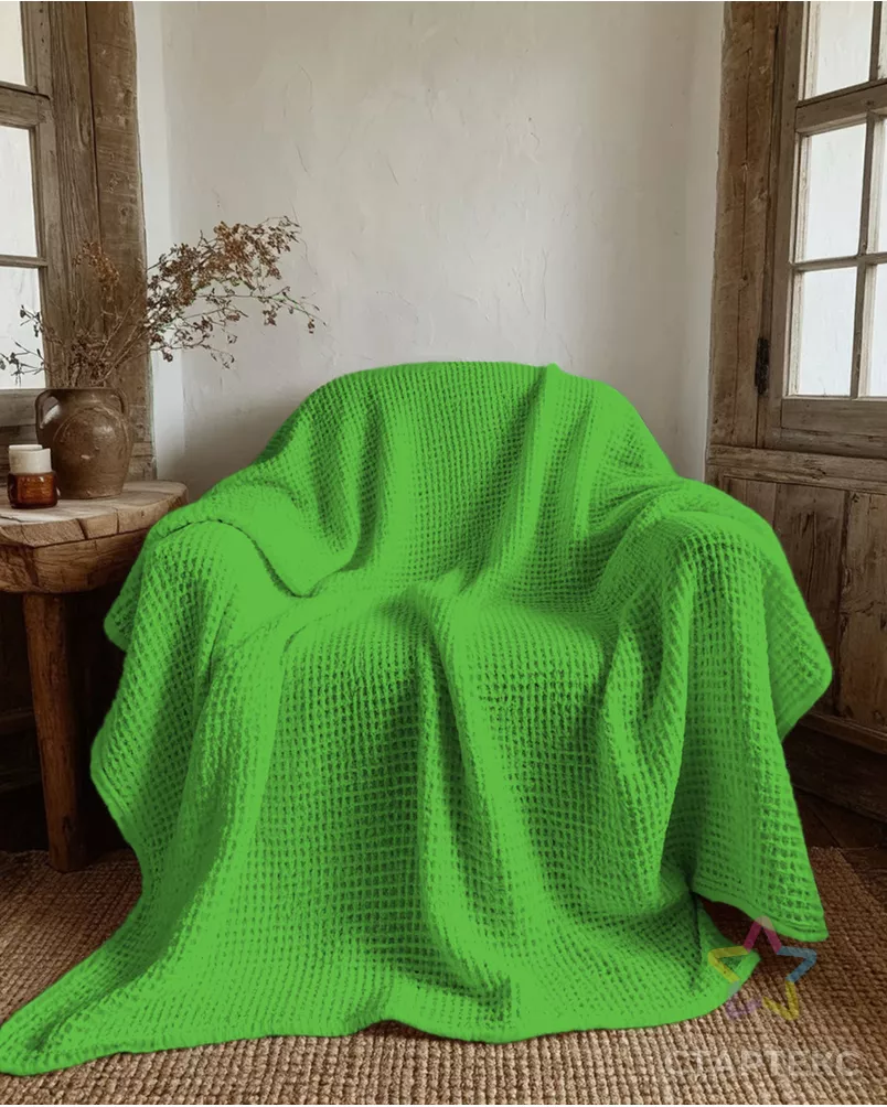 Полотно вафельное 150 см арт. ПВГ-34-17-1723.017 - рис. 4